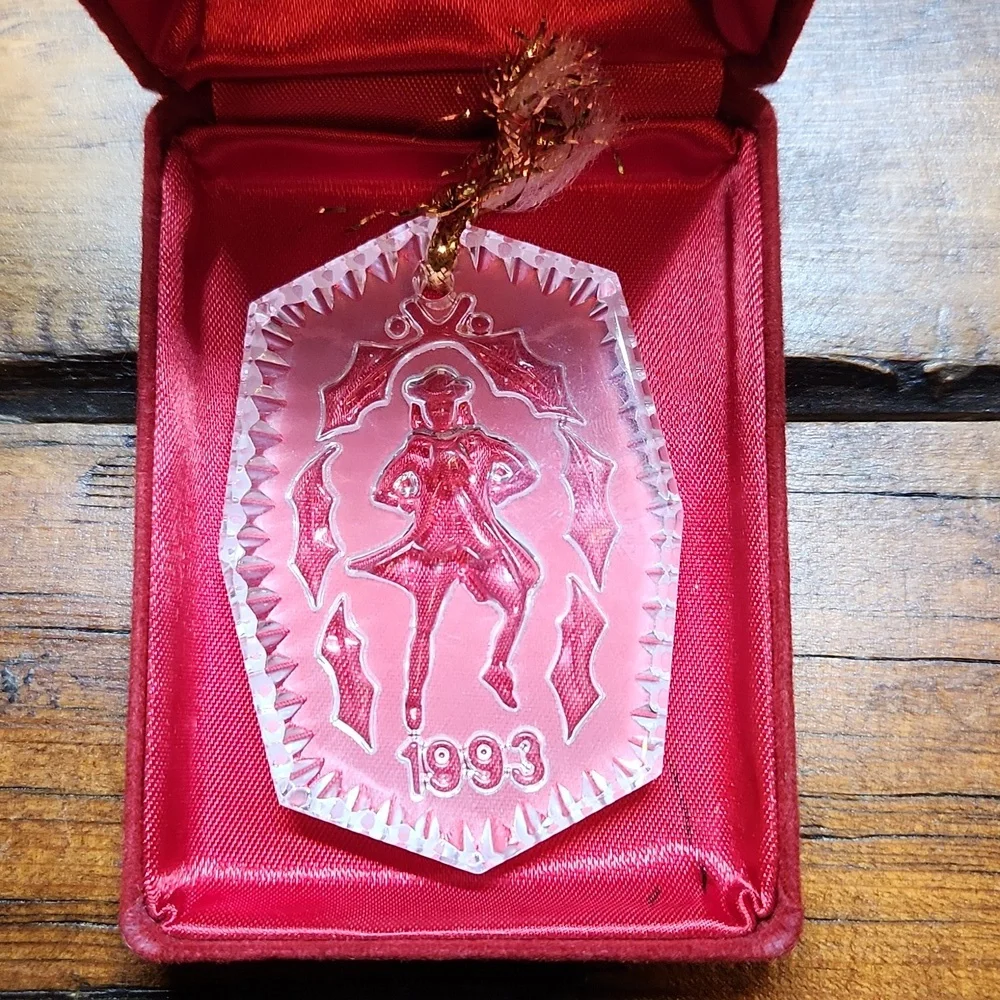 🎉Vintage Waterford Crystal Ornament - Ten Lords-a-Leaping